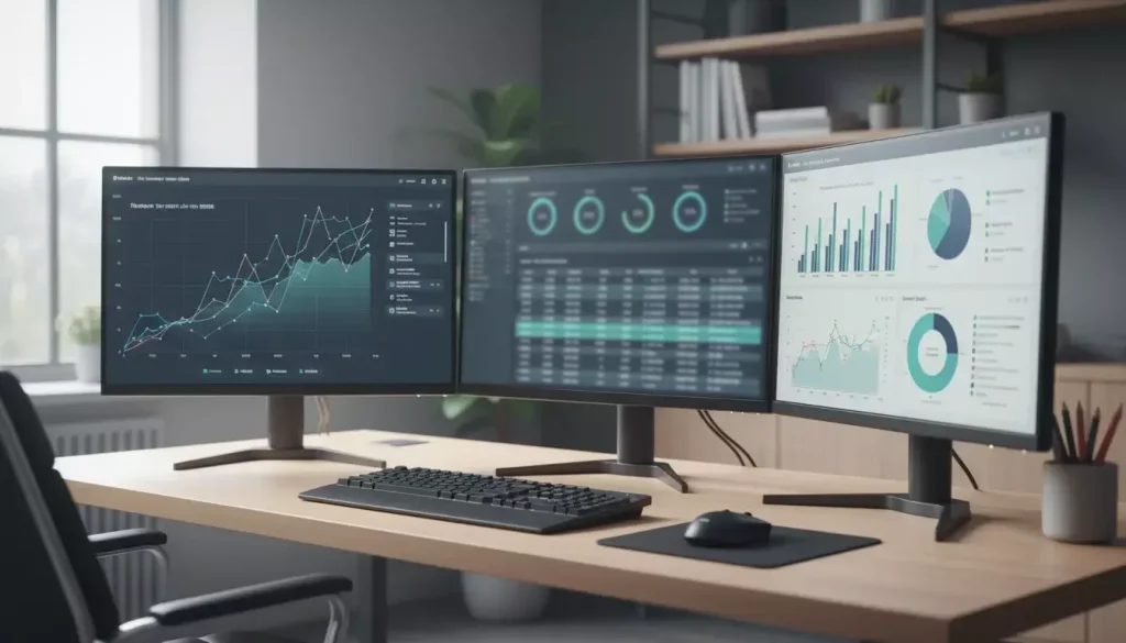 Comparazione quote calcio: più schermi affiancati che mostrano dati diversi